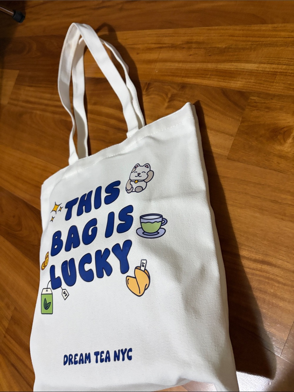 Lucky Tote bag from Dream Tea NYC